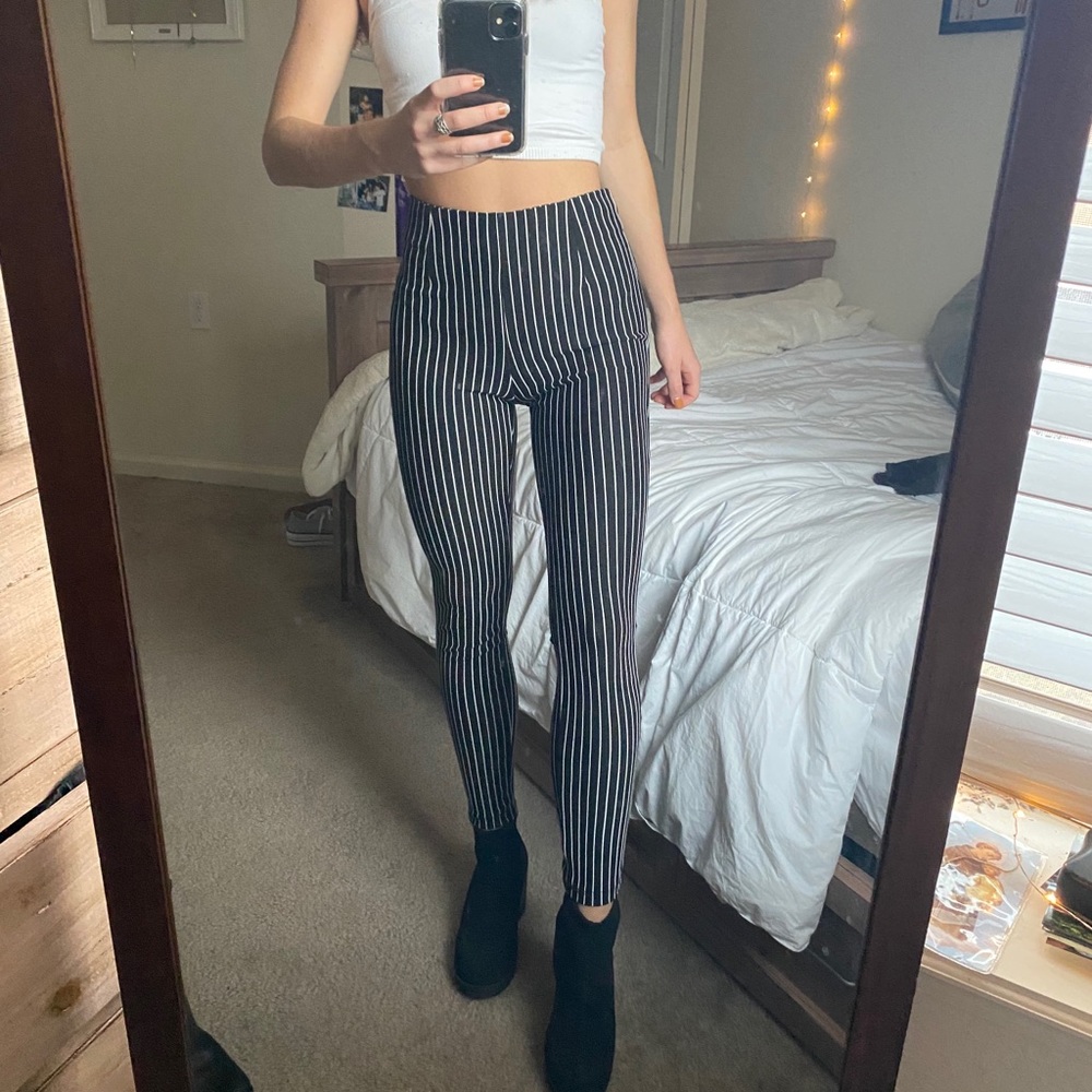 Princess Polly striped tight legging pants
